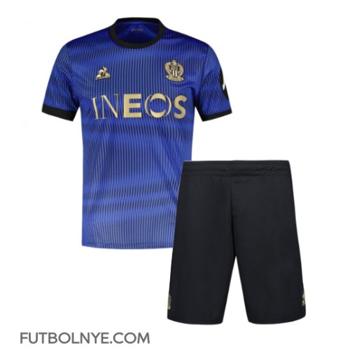 Camiseta OGC Nice Tercera Equipación para niños 2024-25 manga corta (+ pantalones cortos)